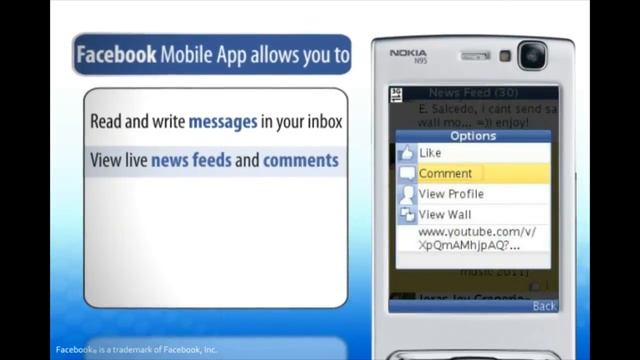 Facebook Mobile App (for Java) on SMART смотреть онлайн