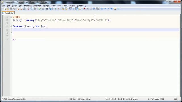 PHP Basics: Foreach Loop смотреть онлайн