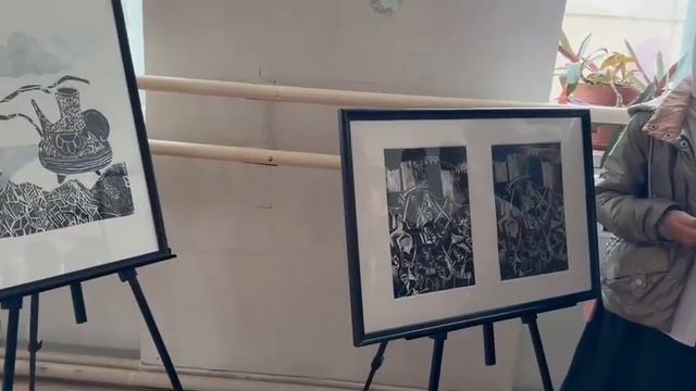 Мастер класс в Детской школе искусств №7 по линогравюре