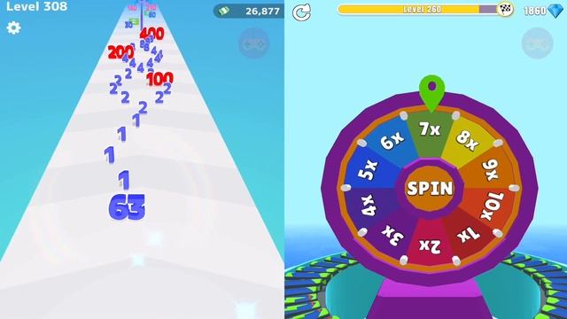 ✅ Satisfying Mobile Games - Ball Run 2048 Infinity vs Marble Run 3D - New Update смотреть онлайн