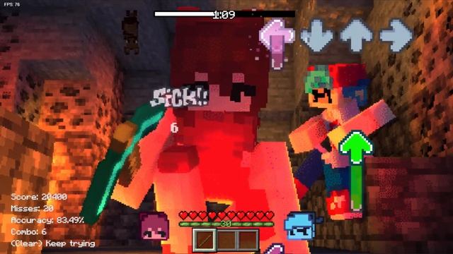 FNF MOBMOD Minecraft x Friday Night Funkin' · Фрайдей Найт Фанкин · Играть онлайн бесплатно Goog смотреть онлайн