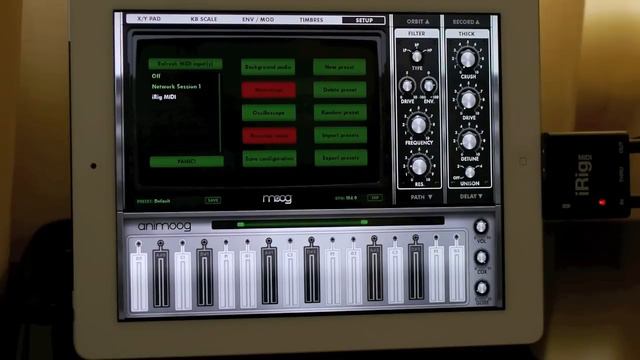 Animoog with iRig Midi смотреть онлайн