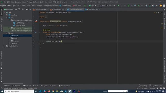 How To Create Splash Screen in Android Studio смотреть онлайн