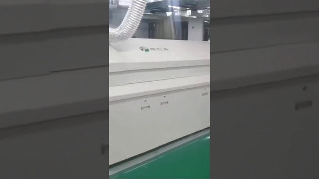 8 zones of lead free reflow oven making production line смотреть онлайн