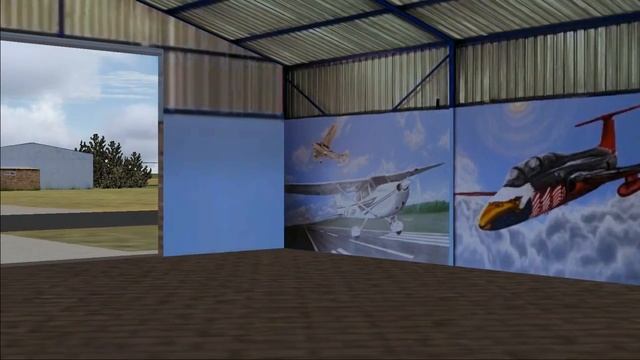 FS2004 Scenery - FAMB Middelburg Airfield (animated and detailed interior of Hangar 14) смотреть онлайн