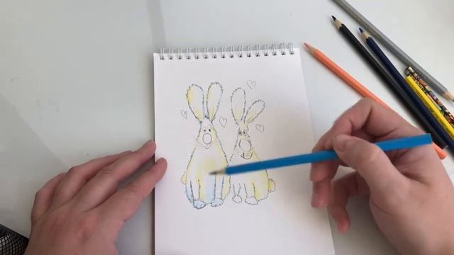 How to draw rabbits. Рисуем вместе. Как нарисовать зайцев. DIY смотреть онлайн