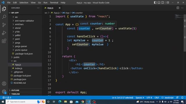 How to use state in functional component in React js смотреть онлайн