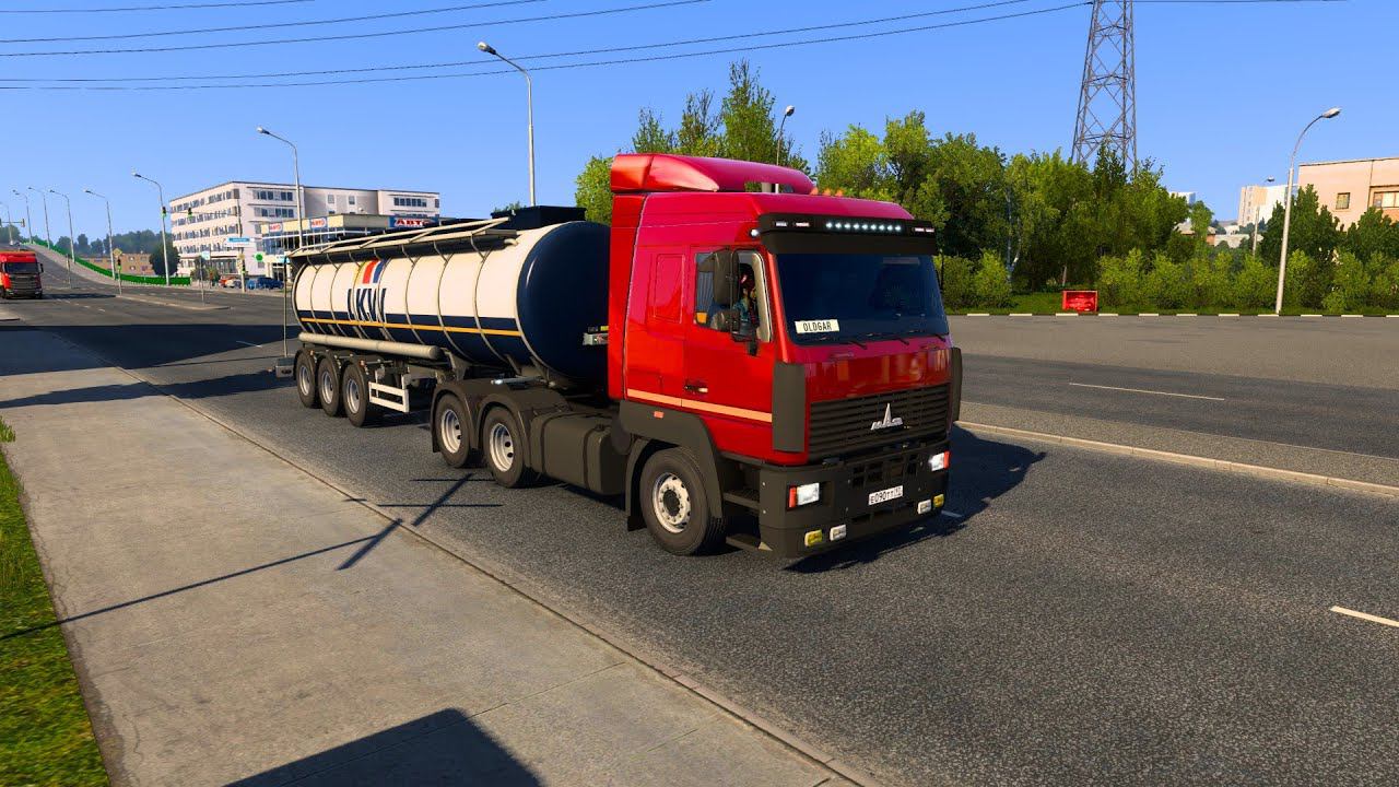 Euro Truck Simulator 2 (ETS 2) - Купил МАЗ 5440 А8. Дальнобой по странам СНГ. Старт на юге России смотреть онлайн