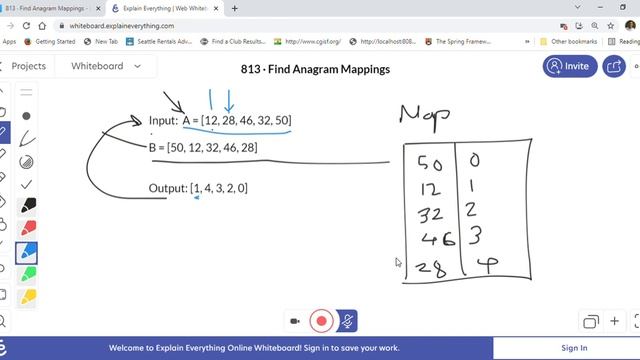 Leetcode 760 Find Anagram Mappings - Google Interview Problem Solved In Time Complexity O(N) смотреть онлайн