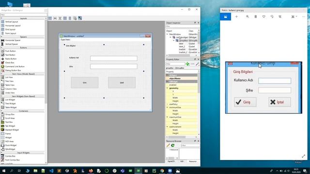 1-PyQt5 Stock(Market) Management [Opening screen design(acilis ekrani tasarlama)] смотреть онлайн