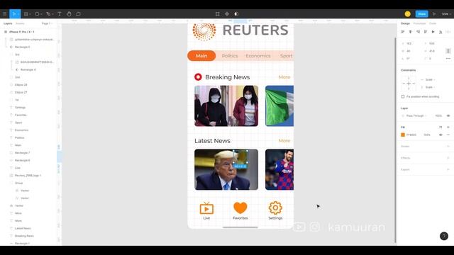 News app prototyping in 5 minutes (Figma) смотреть онлайн