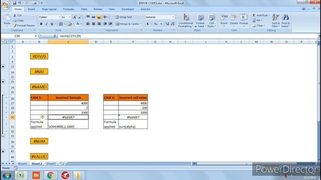 Error codes in Excel tamil смотреть онлайн