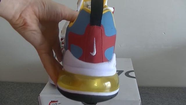 Nike Air Max 270 React multicolor смотреть онлайн