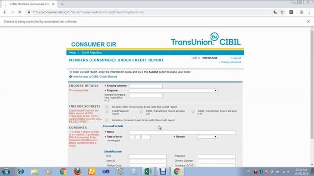 Fully automated CIBIL report generator | excel vba | selinium dll смотреть онлайн