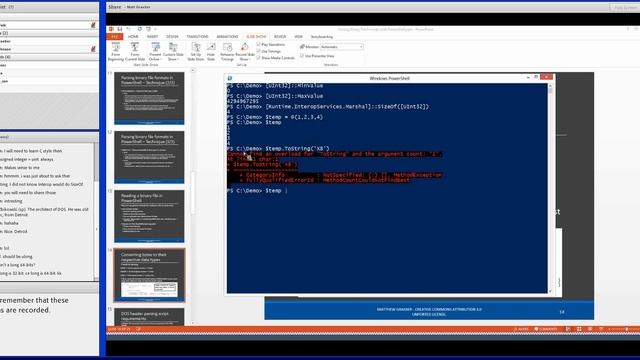 Parsing Binary File Formats with PowerShell смотреть онлайн