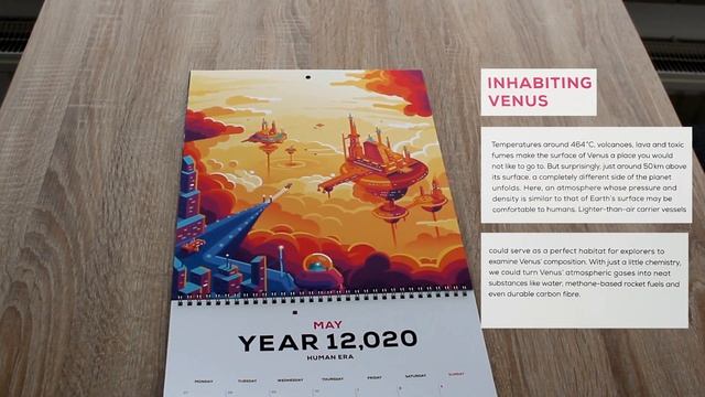 Kurzgesagt - 12,020 Human SPACE Era Calendar | Unboxing смотреть онлайн