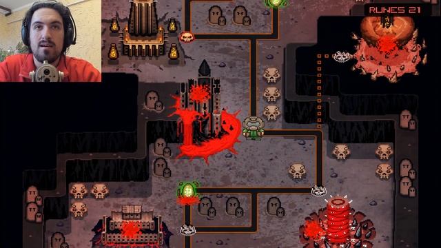 ОГРОМНЫЙ БОСС - ПАУК МОЗГ | miniDoom 2 #7 смотреть онлайн