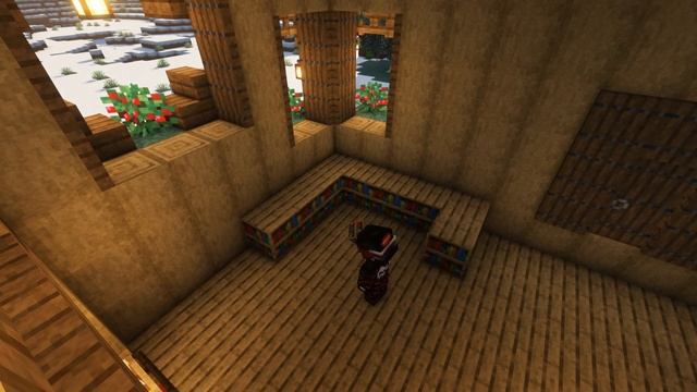 Minecraft Christmas House Interior | How to Build - Tutorial смотреть онлайн