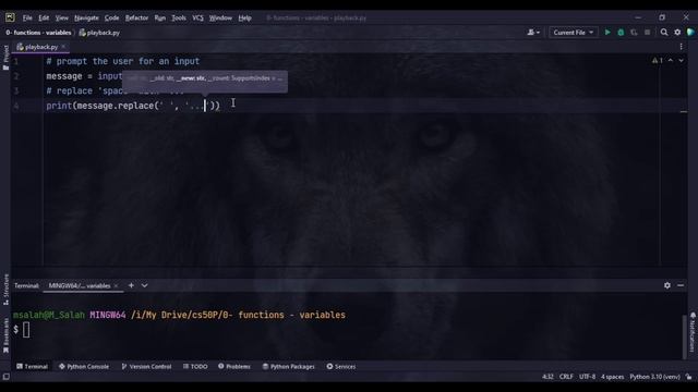 CS50 Python | Week 0 | Functions , Variables | Problem Set 0 | Playback Speed смотреть онлайн