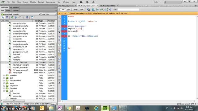 PHP is_int function not working fix смотреть онлайн
