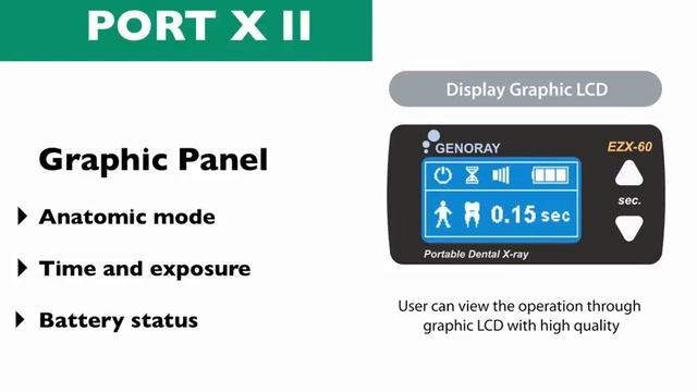 PORT-X II - портативный высокочастотный рентгеновский аппарат | GENORAY (Ю. Корея)