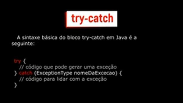Try Catch JAVA смотреть онлайн