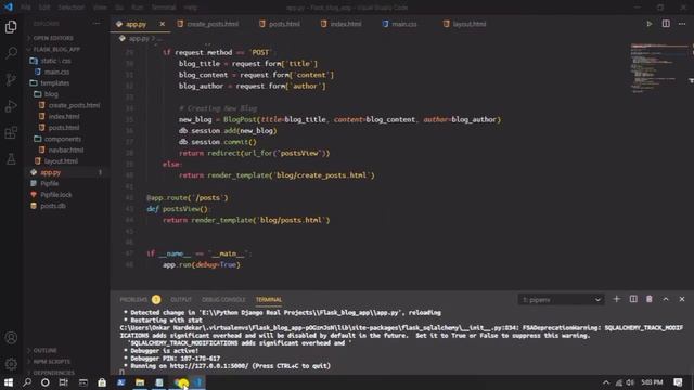 Flask - Blog Application | Opensource_code | Flask смотреть онлайн