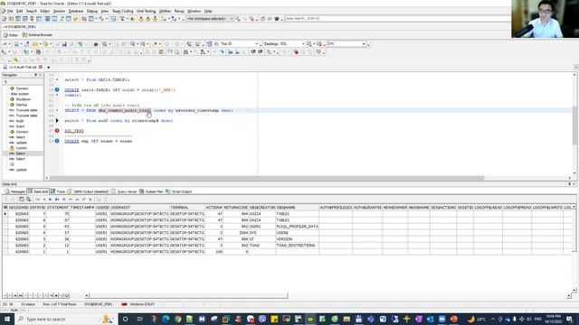 11.Thực hành Audit Trail trong Oracle Database | Trần Văn Bình DBA Master смотреть онлайн