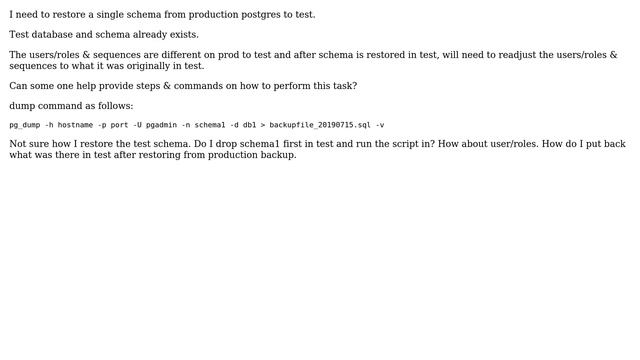 Databases: Postgres Restore смотреть онлайн