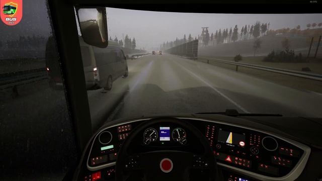 DYNAMIC WEATHER ULTRA 4K GRAPHICS | Brno - Ostrava | Fernbus Simulator | 4K 60 FPS Gameplay смотреть онлайн