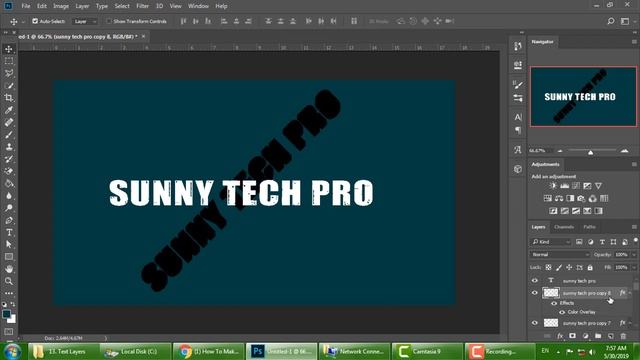 How To Create Long Shadow in PHOTOSHOP смотреть онлайн