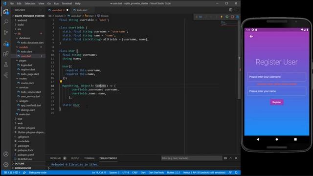 Flutter Local Data Persistence - SQLite TODO Part 2 (Creating the tables) смотреть онлайн
