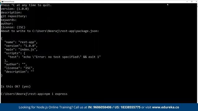 Build Restful APIs with Nodejs from scratch | Node.js Training | Edureka | Web Development Live - 3 смотреть онлайн