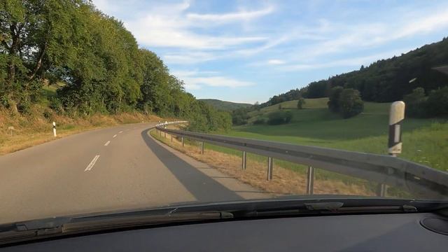 Titisee-Neustadt (Germany) To Zurich (Switzerland),Driving Through Dream Like Nature Of Black Fores