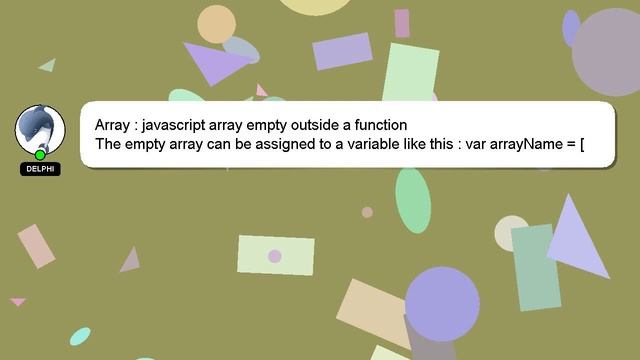 Array : javascript array empty outside a function смотреть онлайн