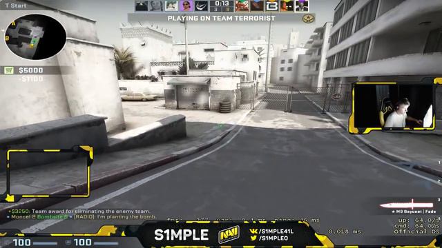 S1mple Global Matchmaking On NEW Dust 2