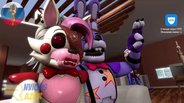 УГАРНЫЙ ПОМИДОРНЫЙ СМУЗИ / FNAF Security Breach Animation / Угарная озвучка смотреть онлайн