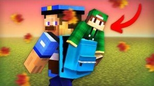 Я СПРЯТАЛСЯ В РЮКЗАКЕ ОТ ПОЛИЦИИ В МАЙНКРАФТ | Риколит Minecraft