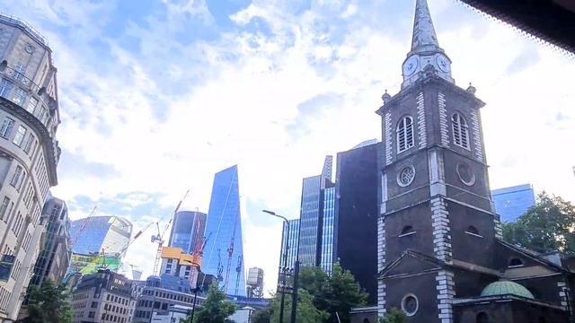 Жизнь в Лондоне/Вечерняя экскурсия по Лондону после дождя на  автобусе № 15/ Символ Лондона