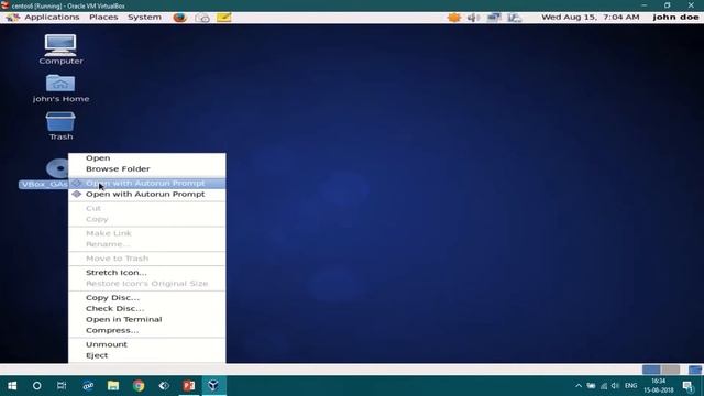 Install VirtualBox Guest Additions on CentOS (with internet available) смотреть онлайн