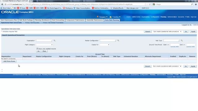 Oracle cMRO Line Maintenance Planning and Execution - Part 4 Autovisit Process Details смотреть онлайн