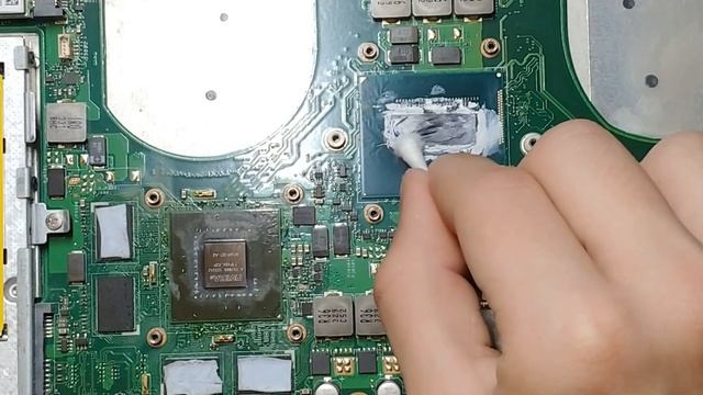 Замена термопасты в ноутбуке ASUS N550JV смотреть онлайн