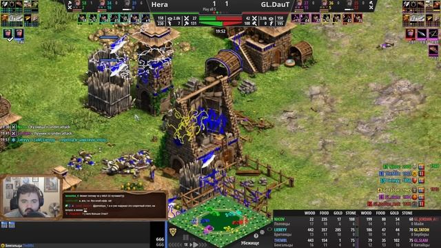 ГЕНИЙ ОБОРОНЫ: Мощнейшая стратегия в 3х3 матче на турнире по Age of Empires 2 смотреть онлайн