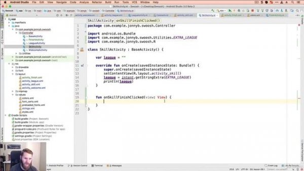 Kotlin Class 44  Toggling the skills || Kotlin Class tutorial || Kotlin Class