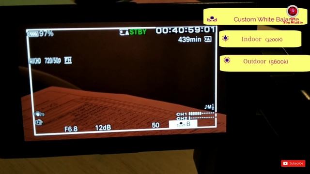 Sony NX100 white balance and preset settings смотреть онлайн