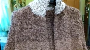 Проект #Пальто спицами завершен // видео обзор