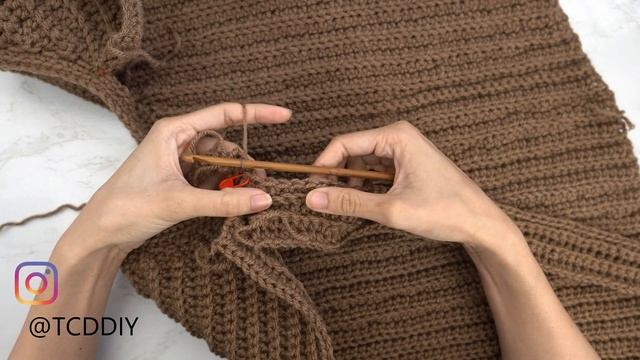 Classic Crochet V Neck Sweater | Pattern & Tutorial DIY смотреть онлайн
