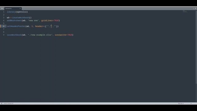 OPENXLSX - Set header and footer with openxlsx смотреть онлайн