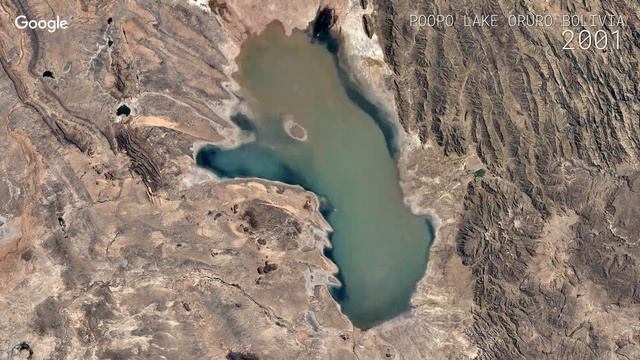 Google Timelapse: Poopo Lake, Oruro, Bolivia смотреть онлайн
