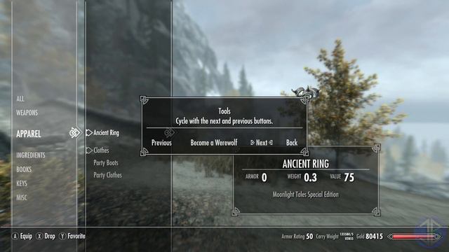 Skyrim Console Mod - Moonlight Tales Werewolf and Werebear Overhaul смотреть онлайн